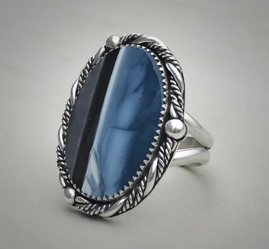 Owyhee Blue Opal Ring