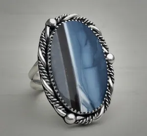 Owyhee Blue Opal Ring