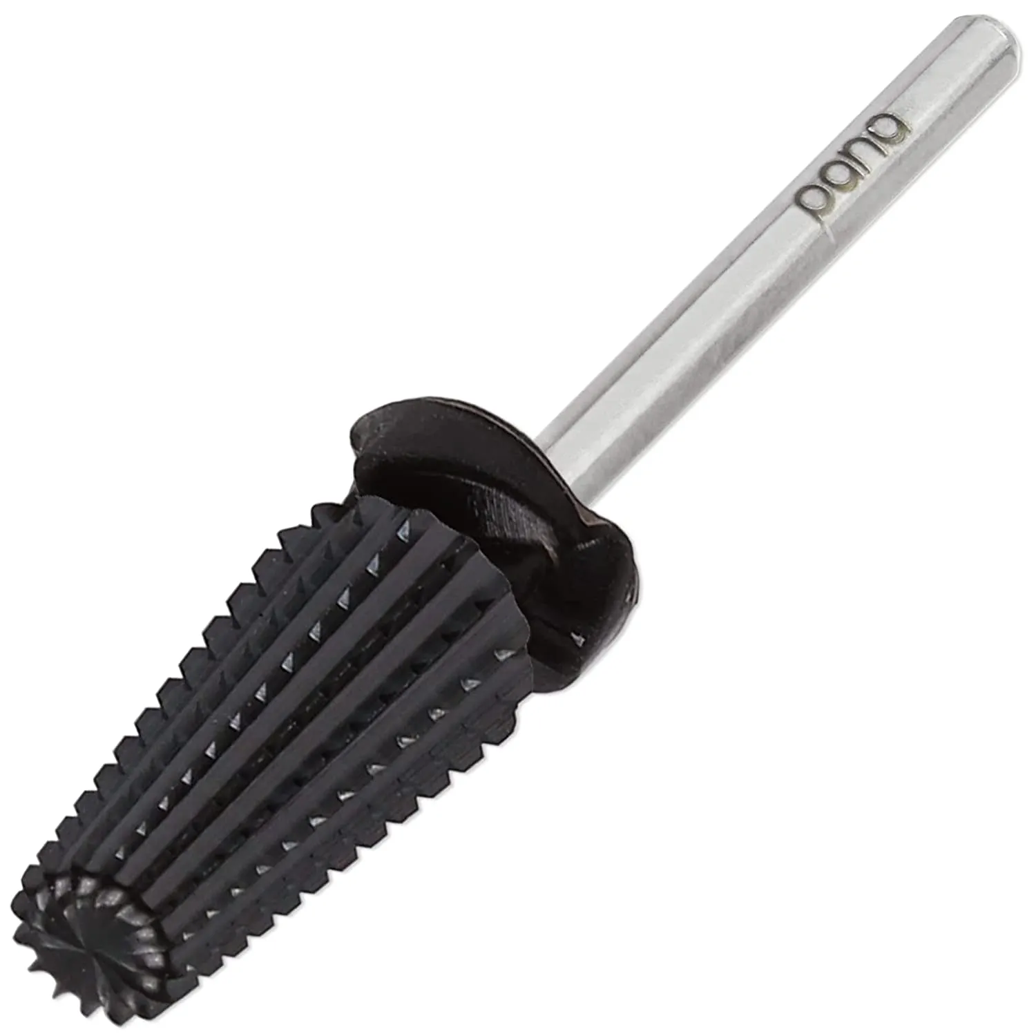PANA Nail Carbide 5 in 1 Bit - Two Way Rotate use for Both Left and Right Handed - Fast remove Acrylic or Hard Gel - 3/32" Shank - Manicure, Nail Art, Drill Machine (Fine - F, Black)