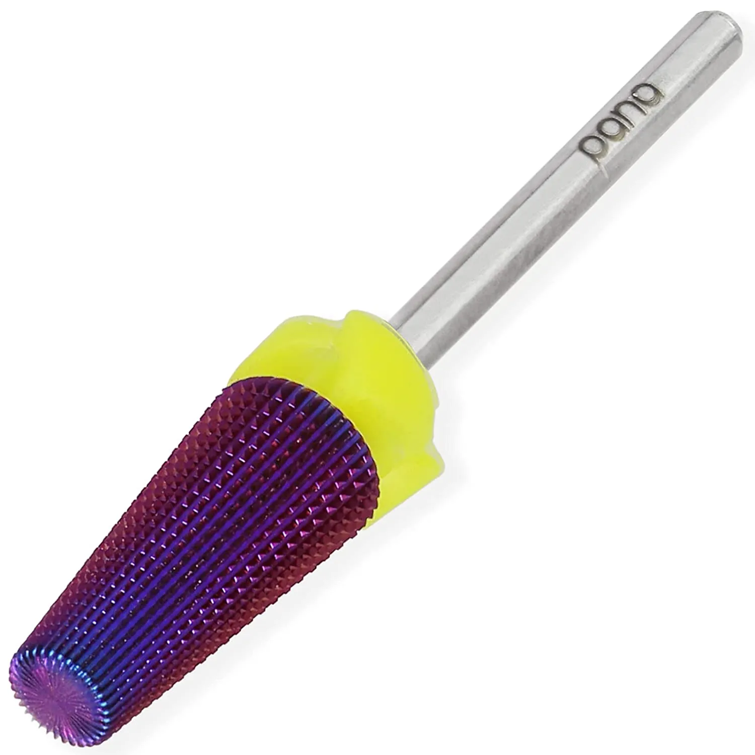 PANA Nail Carbide 5 in 1 Bit - Two Way Rotate use for Both Left and Right Handed - Fast remove Acrylic or Hard Gel - 3/32" Shank - Manicure, Nail Art, Drill Machine (Fine - F, Black)