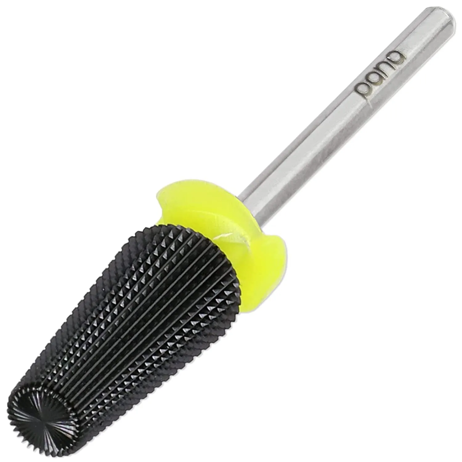 PANA Nail Carbide 5 in 1 Bit - Two Way Rotate use for Both Left and Right Handed - Fast remove Acrylic or Hard Gel - 3/32" Shank - Manicure, Nail Art, Drill Machine (Fine - F, Black)