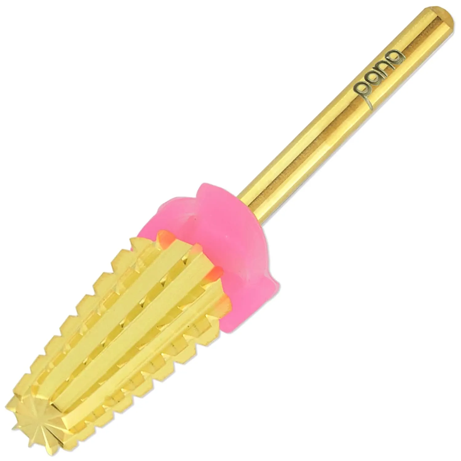 PANA Nail Carbide 5 in 1 Bit - Two Way Rotate use for Both Left and Right Handed - Fast remove Acrylic or Hard Gel - 3/32" Shank - Manicure, Nail Art, Drill Machine (Fine - F, Black)