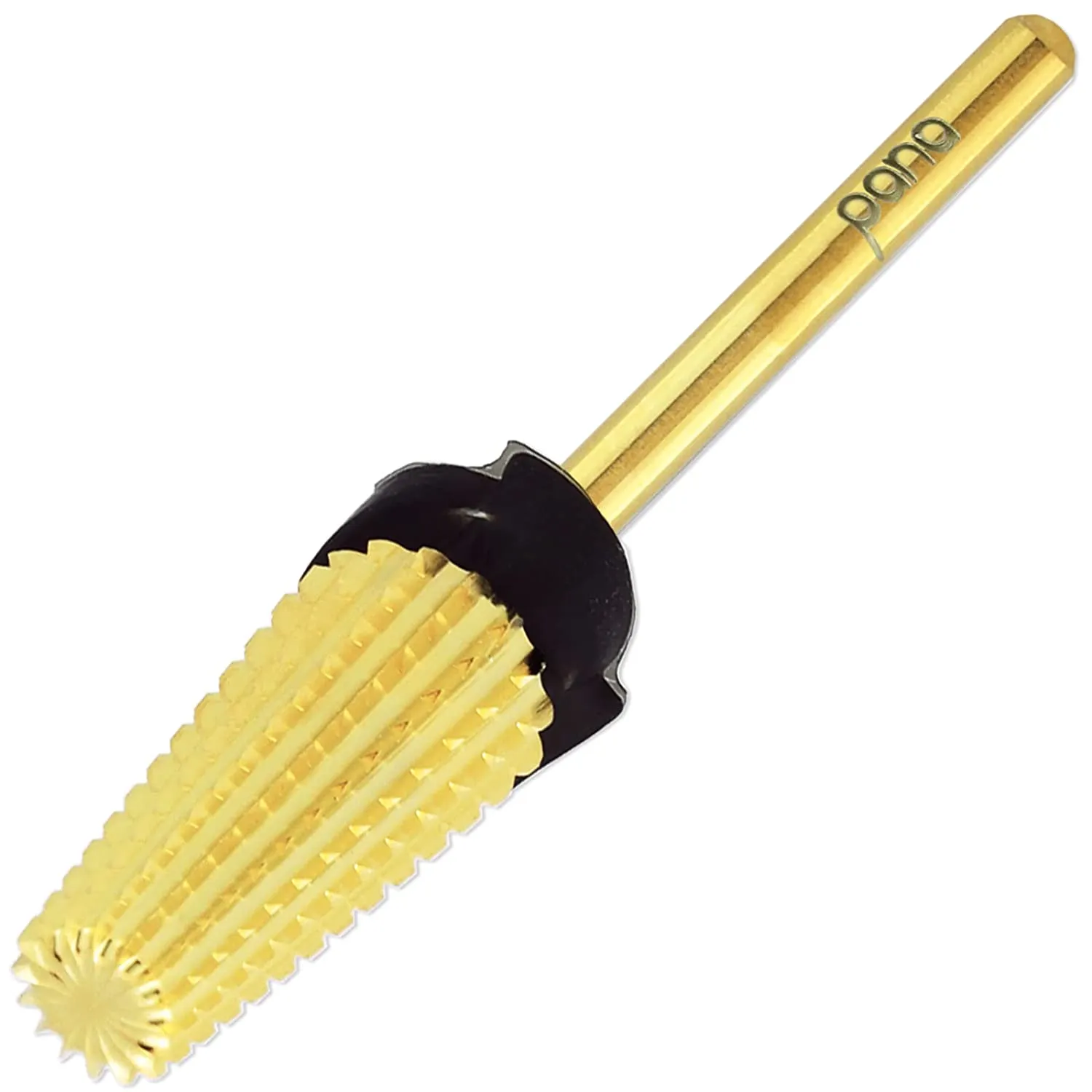 PANA Nail Carbide 5 in 1 Bit - Two Way Rotate use for Both Left and Right Handed - Fast remove Acrylic or Hard Gel - 3/32" Shank - Manicure, Nail Art, Drill Machine (Fine - F, Black)