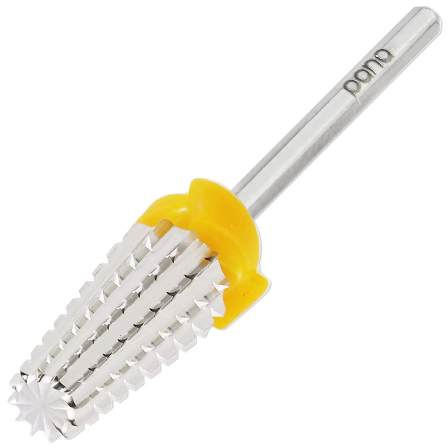 PANA Nail Carbide 5 in 1 Bit - Two Way Rotate use for Both Left and Right Handed - Fast remove Acrylic or Hard Gel - 3/32" Shank - Manicure, Nail Art, Drill Machine (Fine - F, Black)