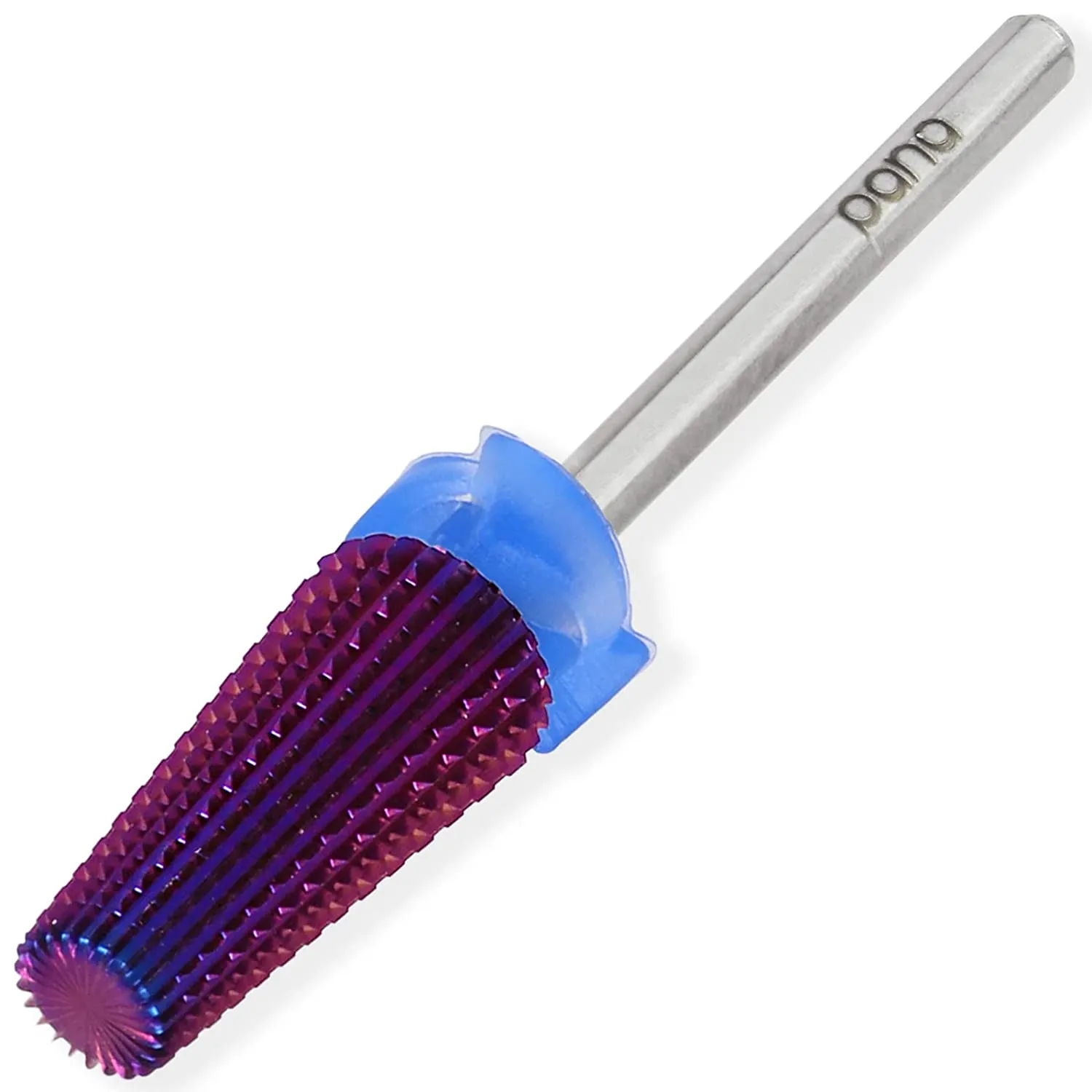 PANA Nail Carbide 5 in 1 Bit - Two Way Rotate use for Both Left and Right Handed - Fast remove Acrylic or Hard Gel - 3/32" Shank - Manicure, Nail Art, Drill Machine (Fine - F, Black)