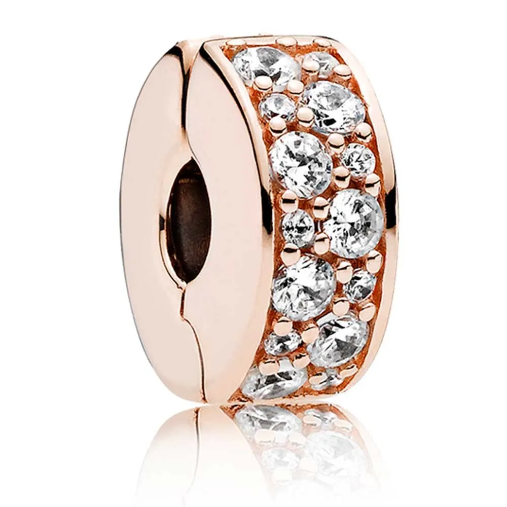 Pandora Rose Shining Elegance Silicone Clip