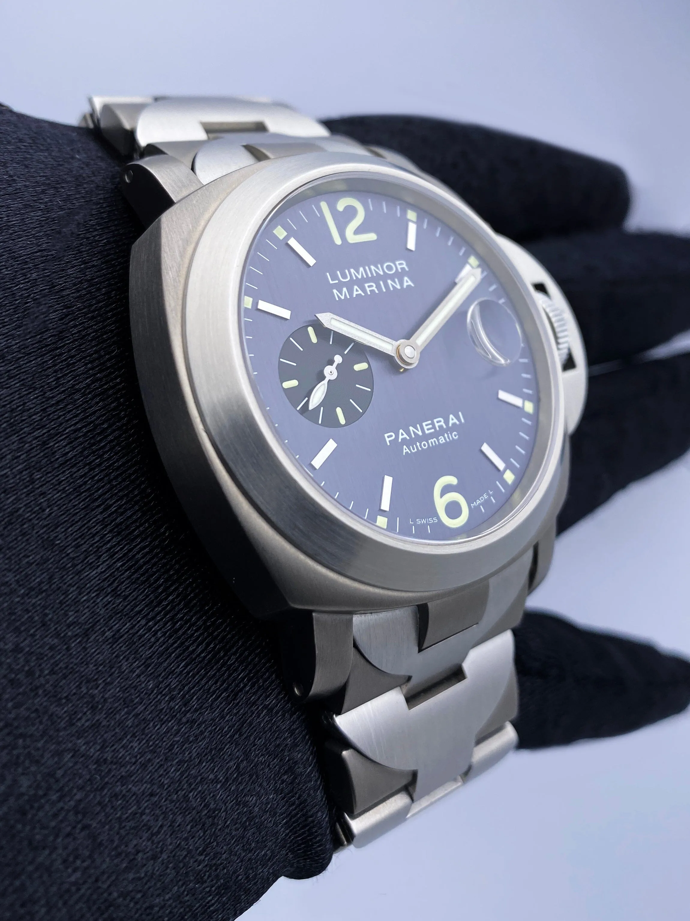 Panerai Luminor Marina Pam 91 Mens Watch Full Set