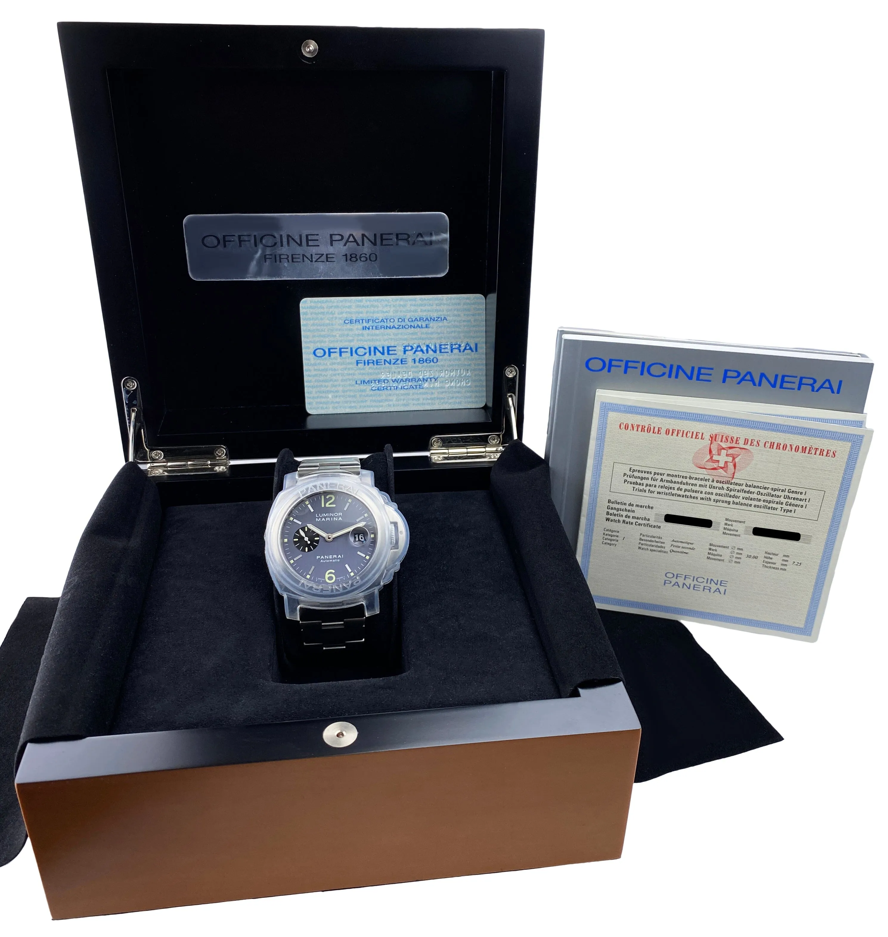 Panerai Luminor Marina Pam 91 Mens Watch Full Set