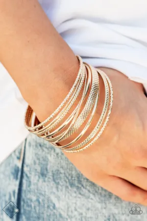 Paparazzi Circlet Circus - Gold Bangle Bracelet
