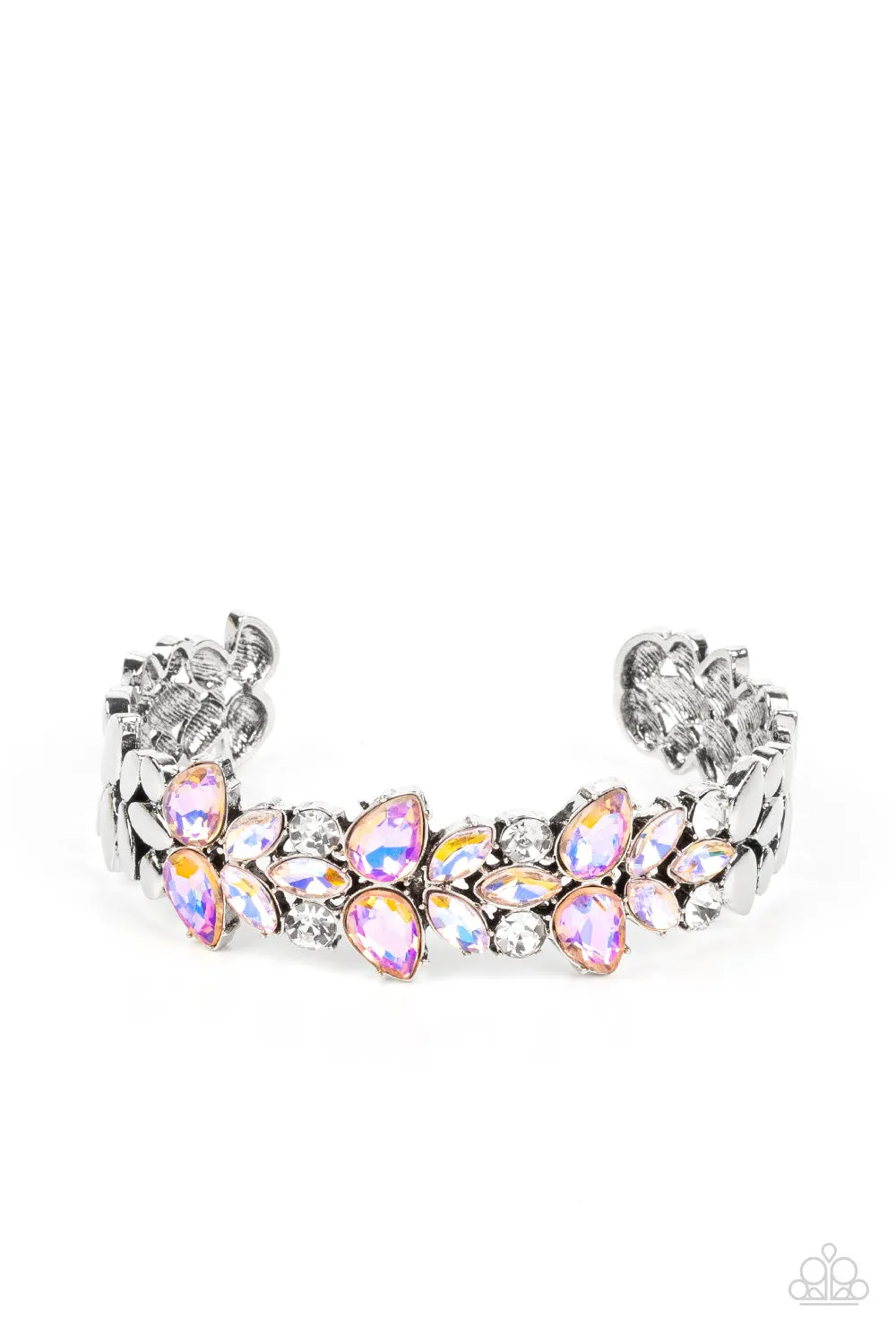 Paparazzi Glacial Gleam - Orange Cuff Bracelet