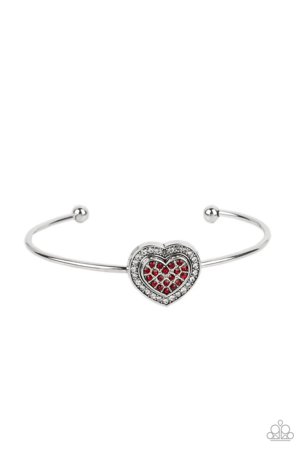 Paparazzi Stunning Soulmates Bracelet Red
