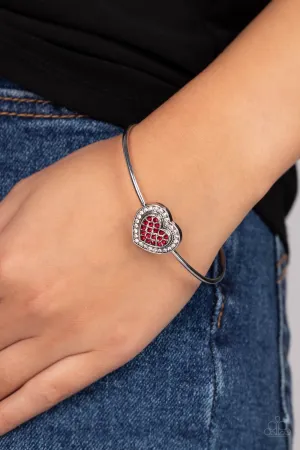 Paparazzi Stunning Soulmates Bracelet Red