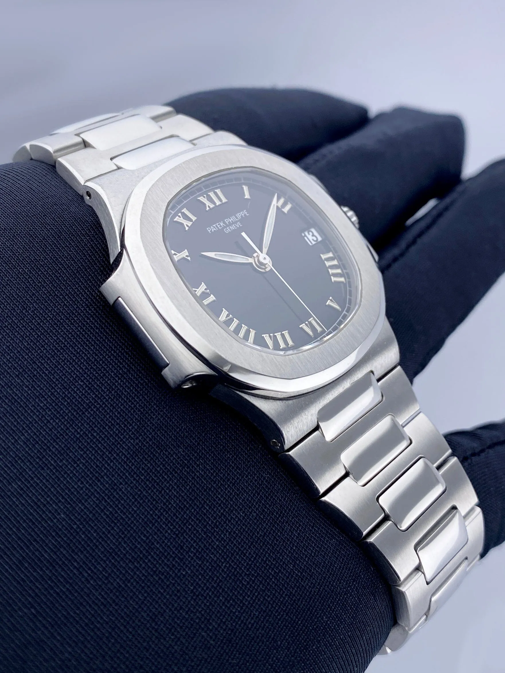 Patek Philippe Nautilus 3800/1A Black Dial Mens Watch With Archives