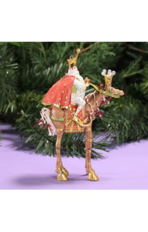 Patience Brewster Nativity Melchior on Horse Ornament