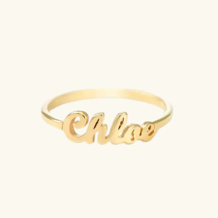 Personalised Name Ring (Ready in 5 weeks)