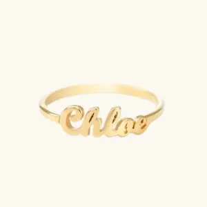 Personalised Name Ring (Ready in 5 weeks)