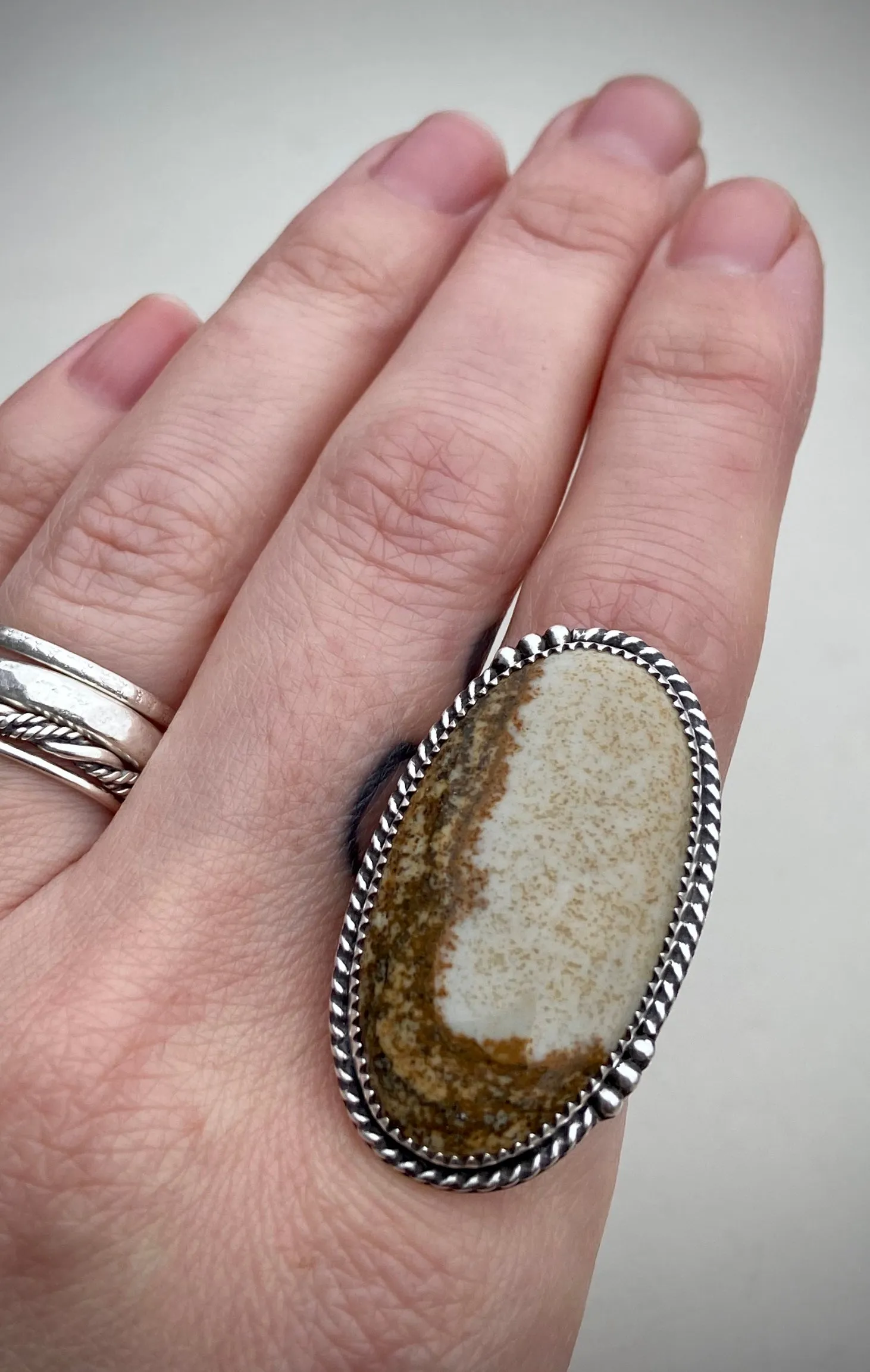 Picture Jasper Ring