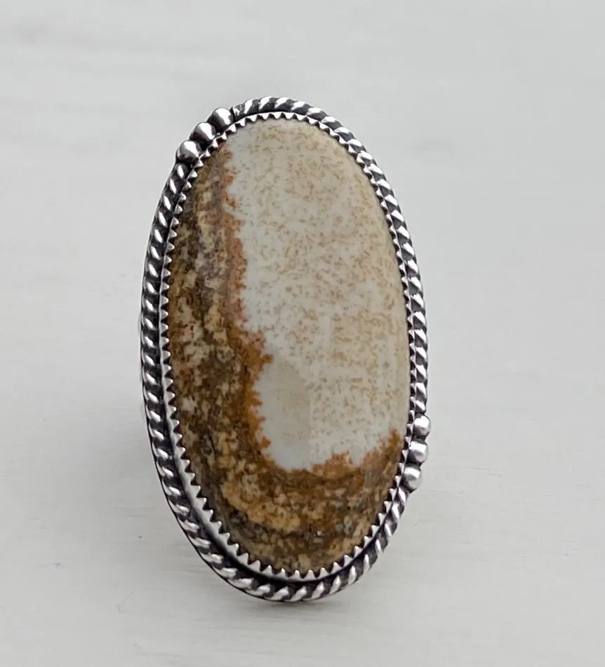 Picture Jasper Ring