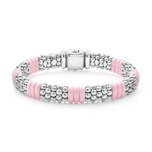 Pink Caviar Pink Ceramic Caviar Beaded Bracelet | 9mm