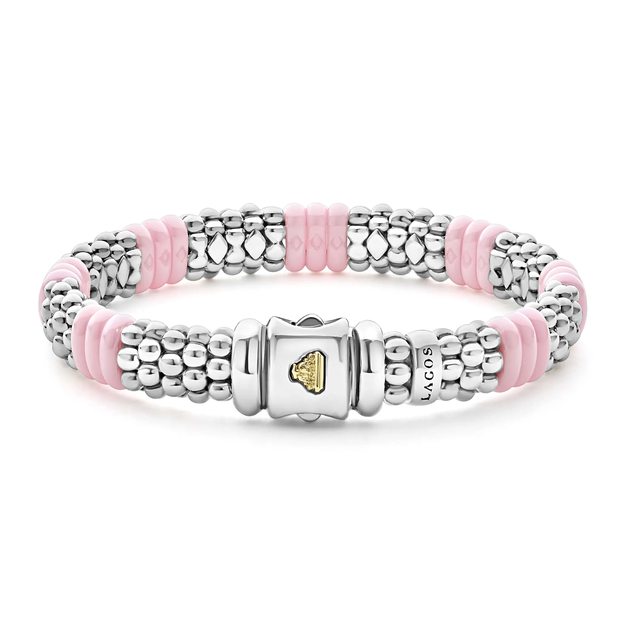 Pink Caviar Pink Ceramic Caviar Beaded Bracelet | 9mm