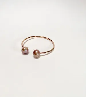 Pink Edison Pearl Smooth Cuff