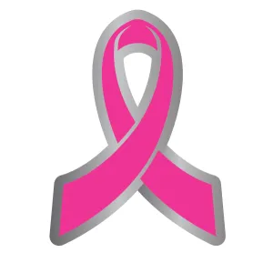Pink Ribbon (Silver)