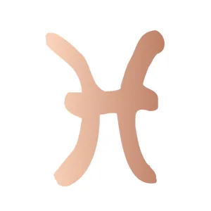 Pisces in Rose Gold