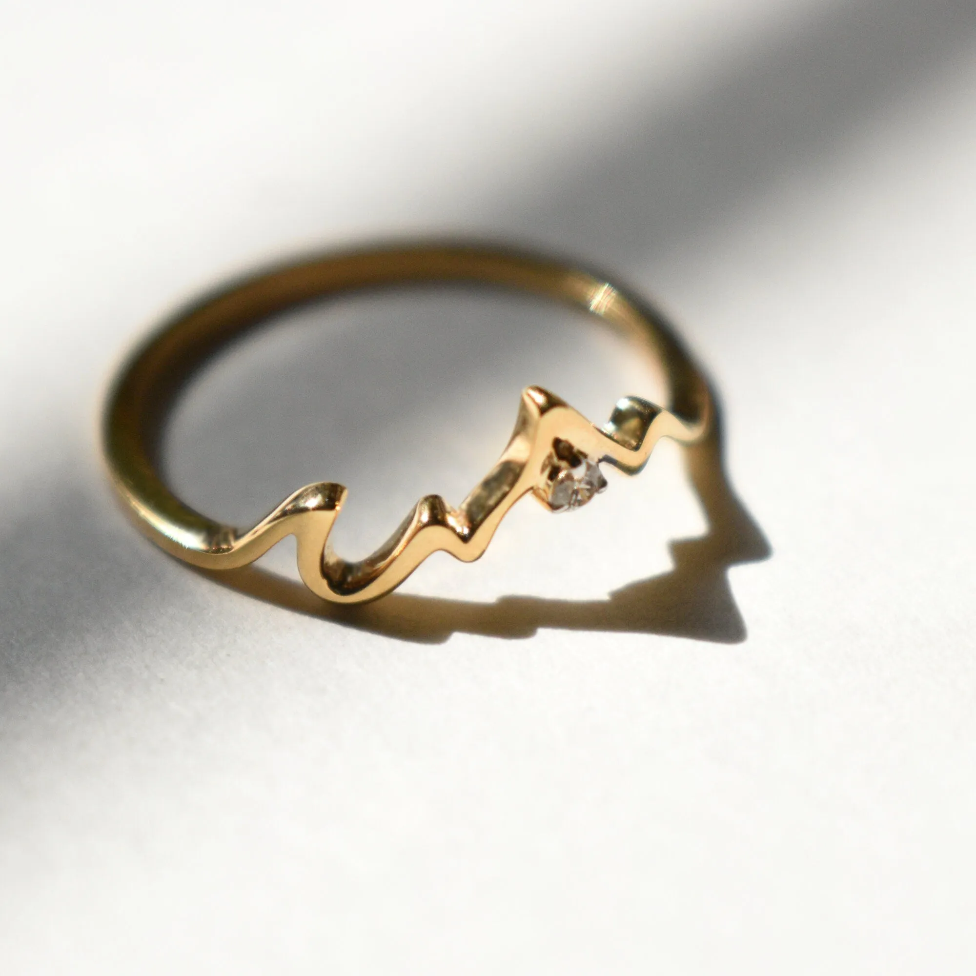 Place of Love - Mountain Range Silhouette Ring