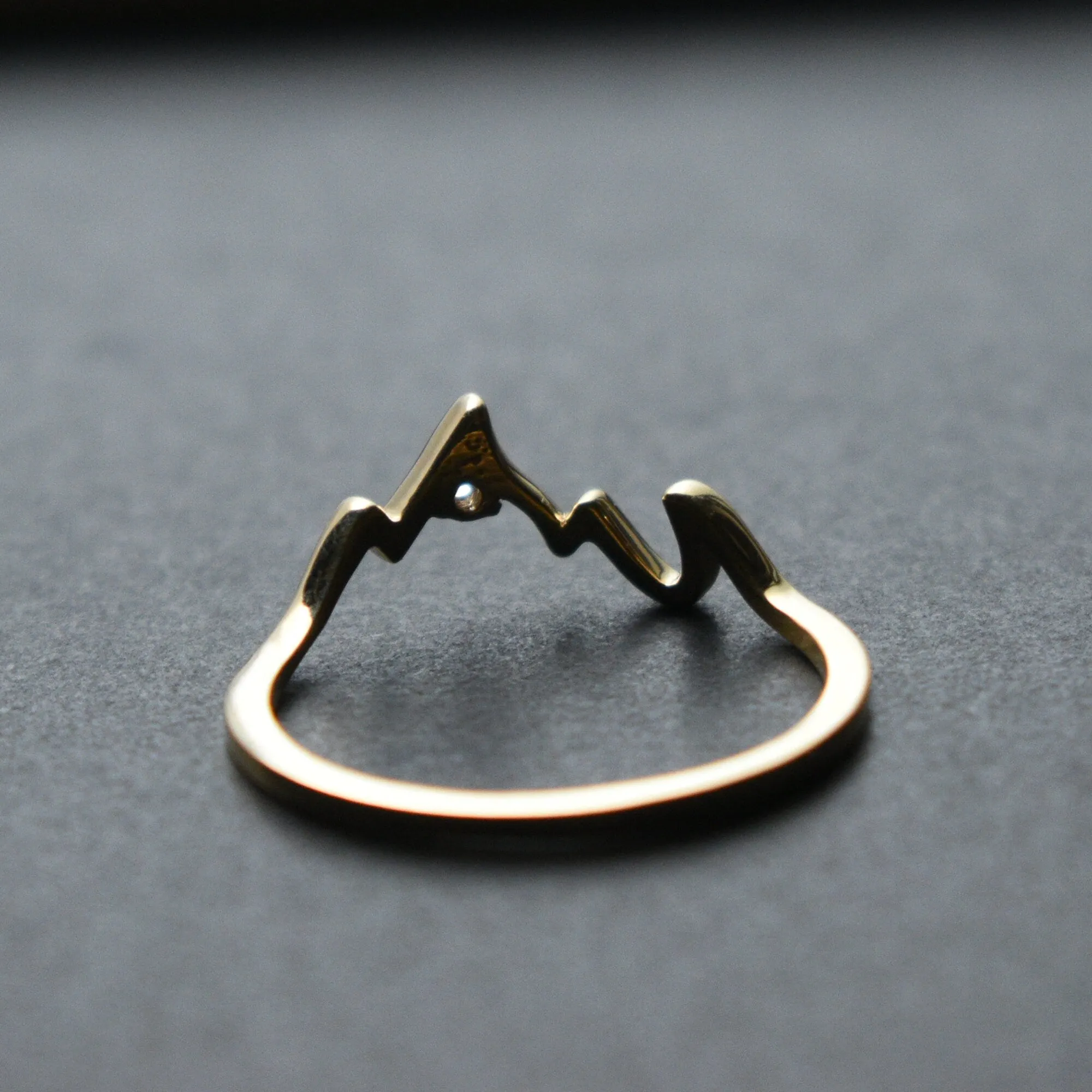Place of Love - Mountain Range Silhouette Ring