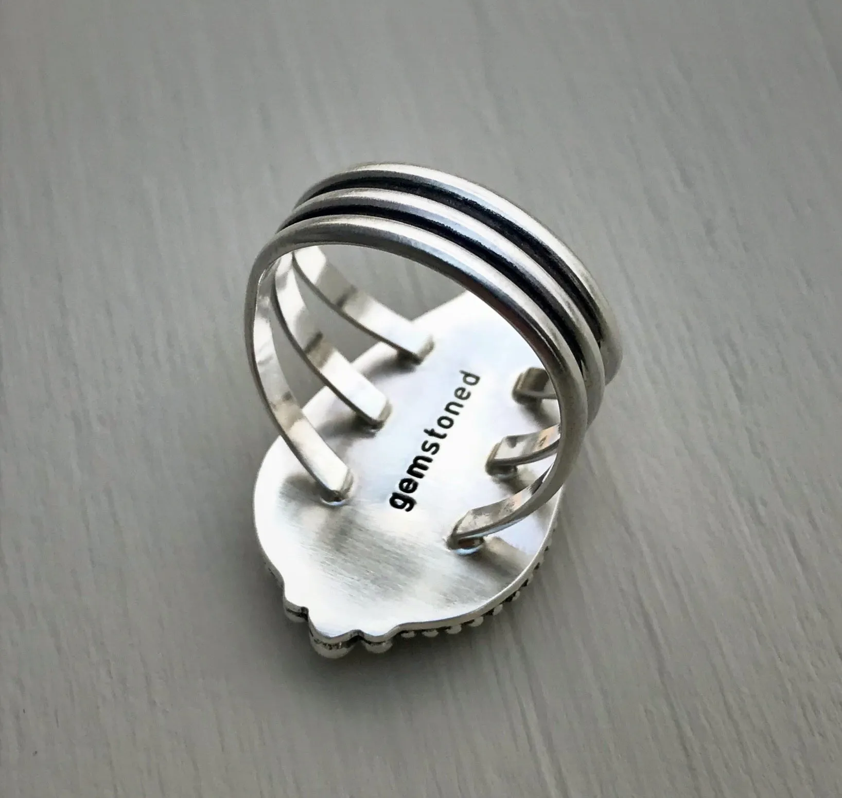 Psilomelane Ring