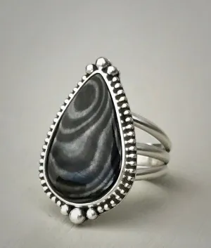 Psilomelane Ring