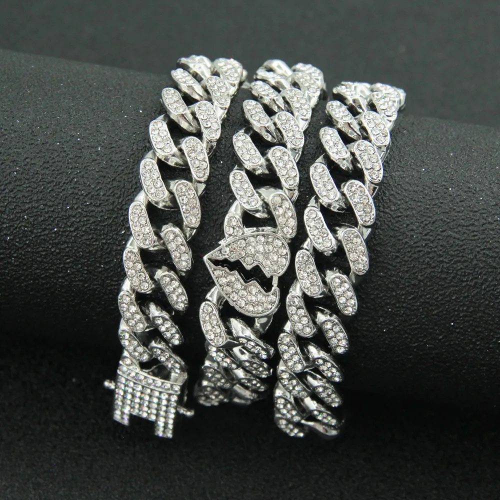 Punk Diamond Heartbreak Bracelet