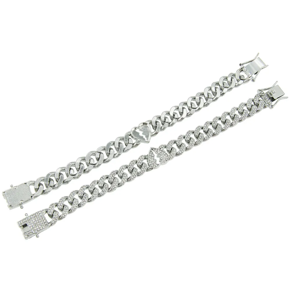Punk Diamond Heartbreak Bracelet