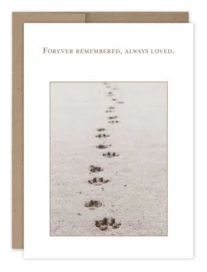 "Forever Remembered" - Shannon Martin Pet Sympathy Cards