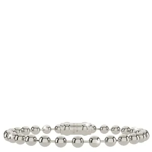 Rebecca My World Thick Ball Silver Bracelet - Magnetic Catch