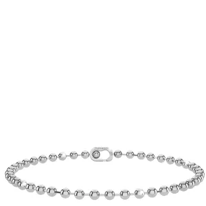 Rebecca My World Tiny Ball Silver Bracelet