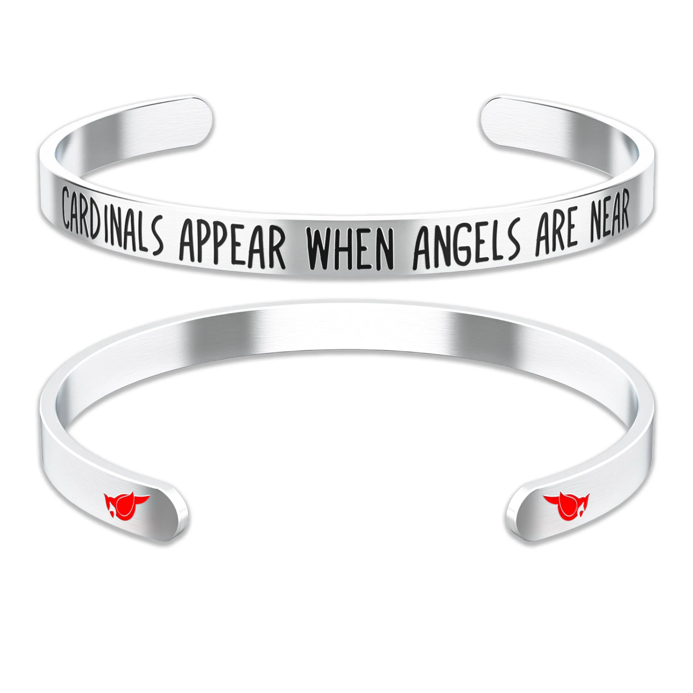 Red Cardinal Bracelet - “Cardinals Appear When Angels Are Near”