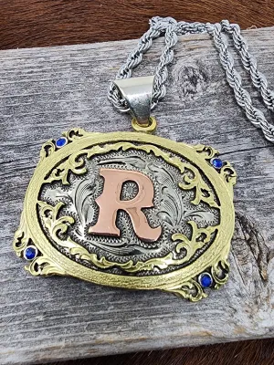 Red River Signature Mini Buckle Necklace Handmade (Ships in 4 to 6 weeks)
