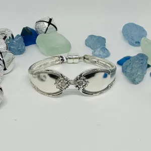 “Remembrance” 1948 Vintage Silverware Spoon Bracelet | Up-Cycled Jewelry | Antique