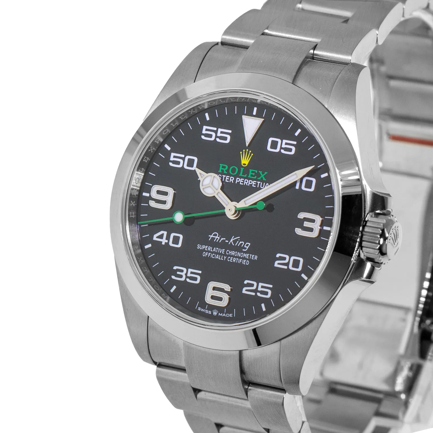 Rolex Air King 40mm Stainless Steel Black Arabic Dial & Smooth Bezel 126900