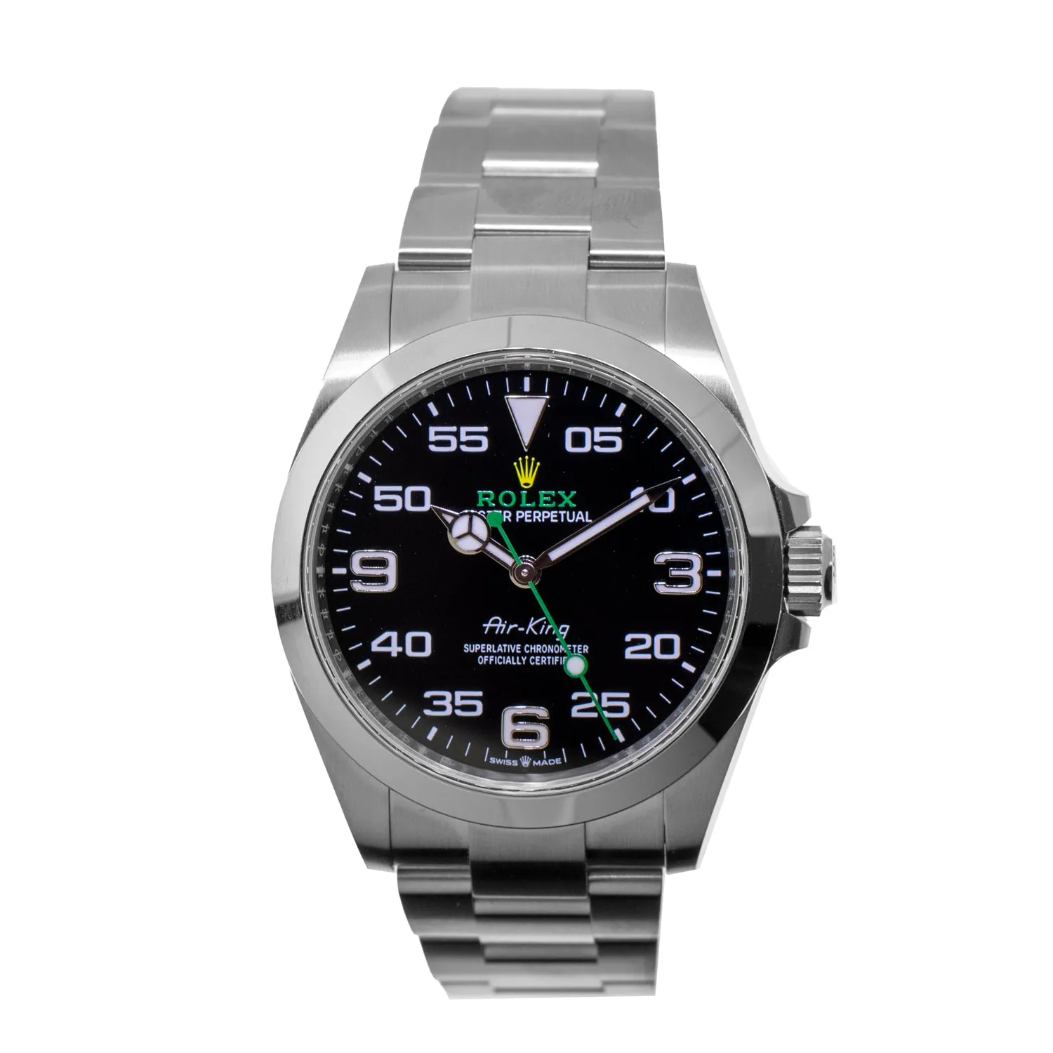 Rolex Air King 40mm Stainless Steel Black Arabic Dial & Smooth Bezel 126900