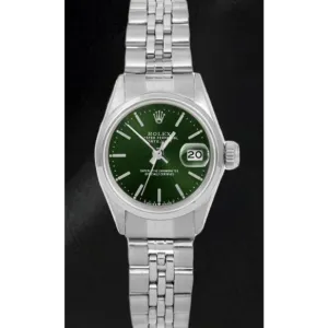 Rolex Datejust 26mm Green Stick Dial Stainless Steel Women Watch