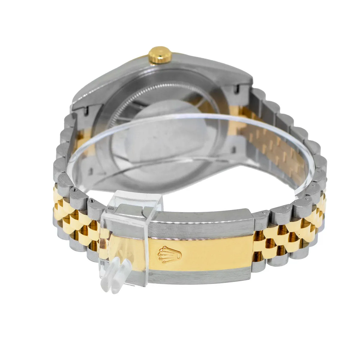 Rolex Datejust 41mm 18K Yellow Gold & Steel "Wimbledon" Dial & Smooth Bezel 126303