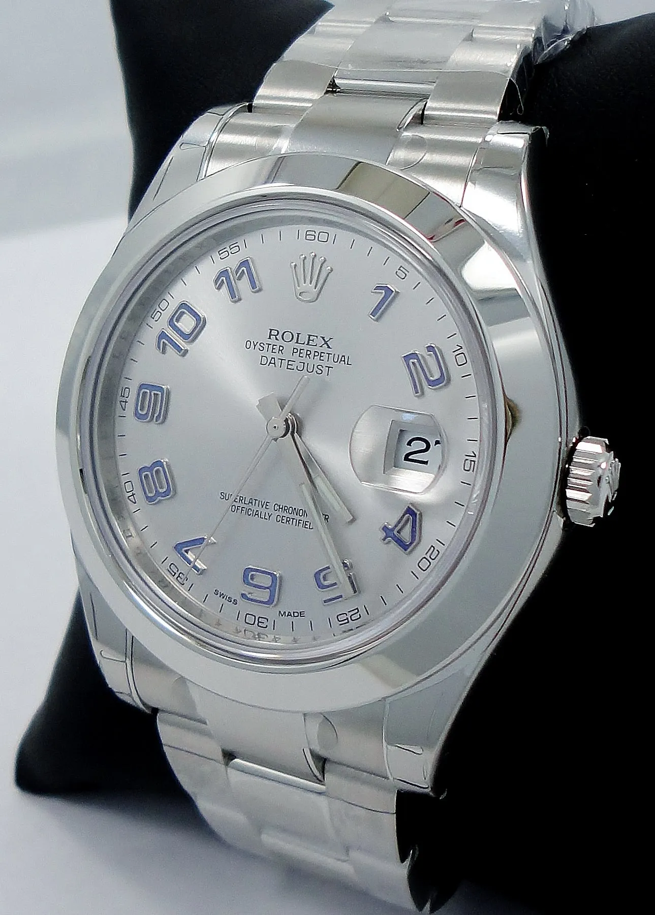 Rolex Datejust II 116300 41mm Oyster Silver Arabic Dial UNWRON FULLY STICKRED