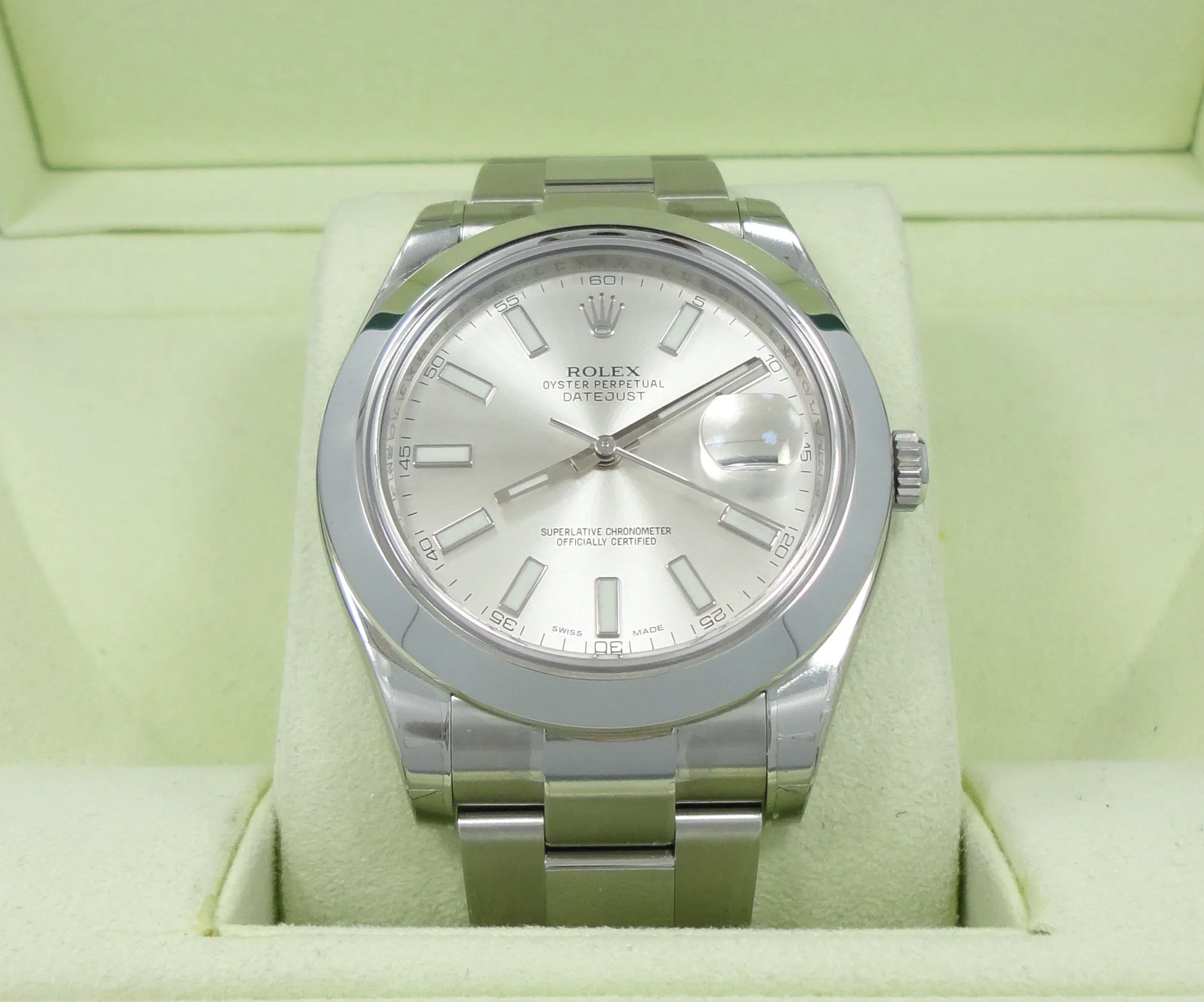 Rolex Datejust II 116300 Silver Dial Watch UNWORN FULLY STICKERED