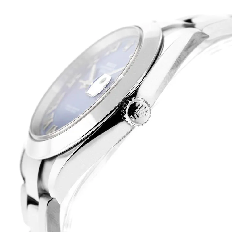 Rolex Datejust II 41mm Stainless Steel Blue Roman Dial & Domed Bezel 126300