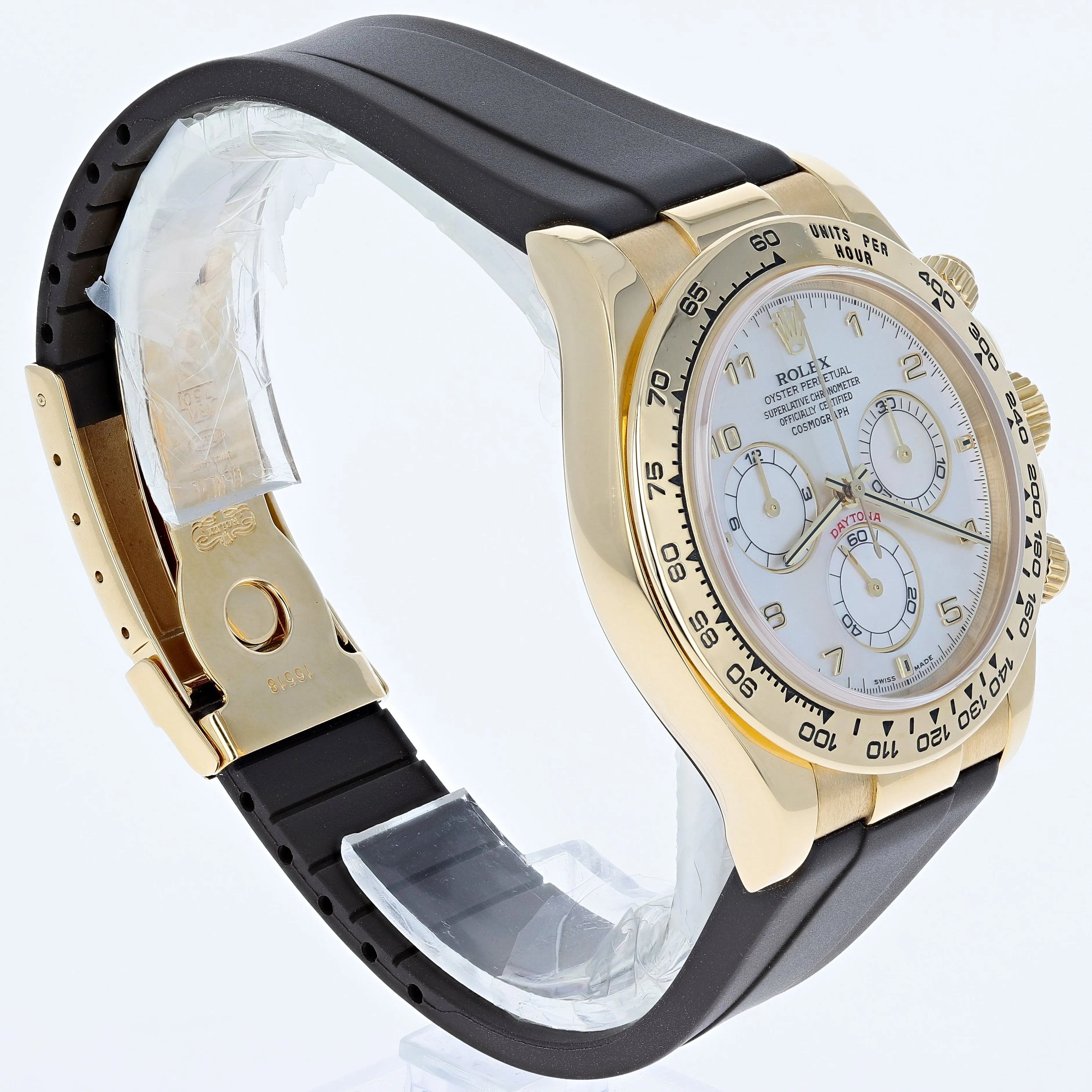 Rolex Daytona 116518 White MOP Arabic 2000 18k Yellow Gold 40 mm