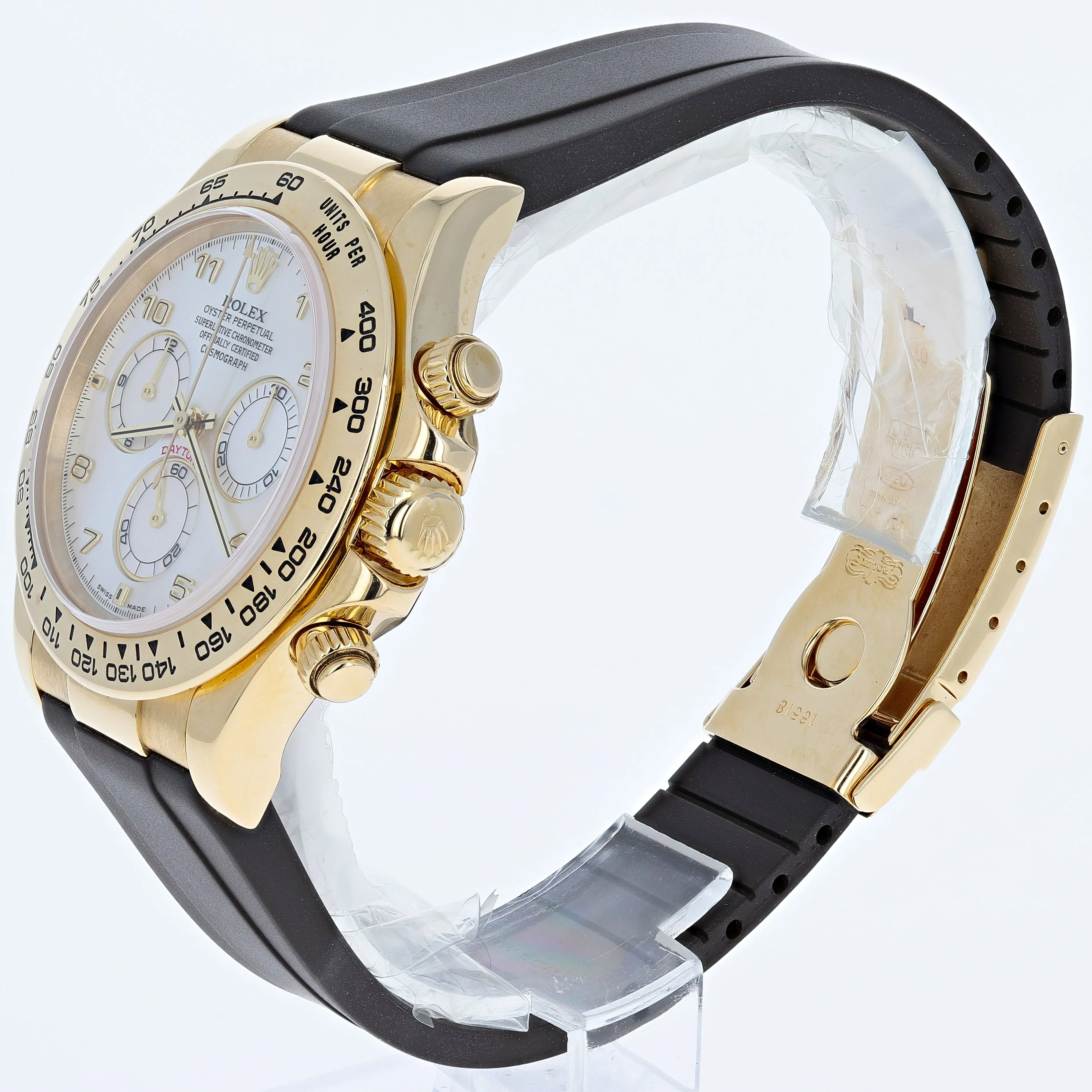Rolex Daytona 116518 White MOP Arabic 2000 18k Yellow Gold 40 mm