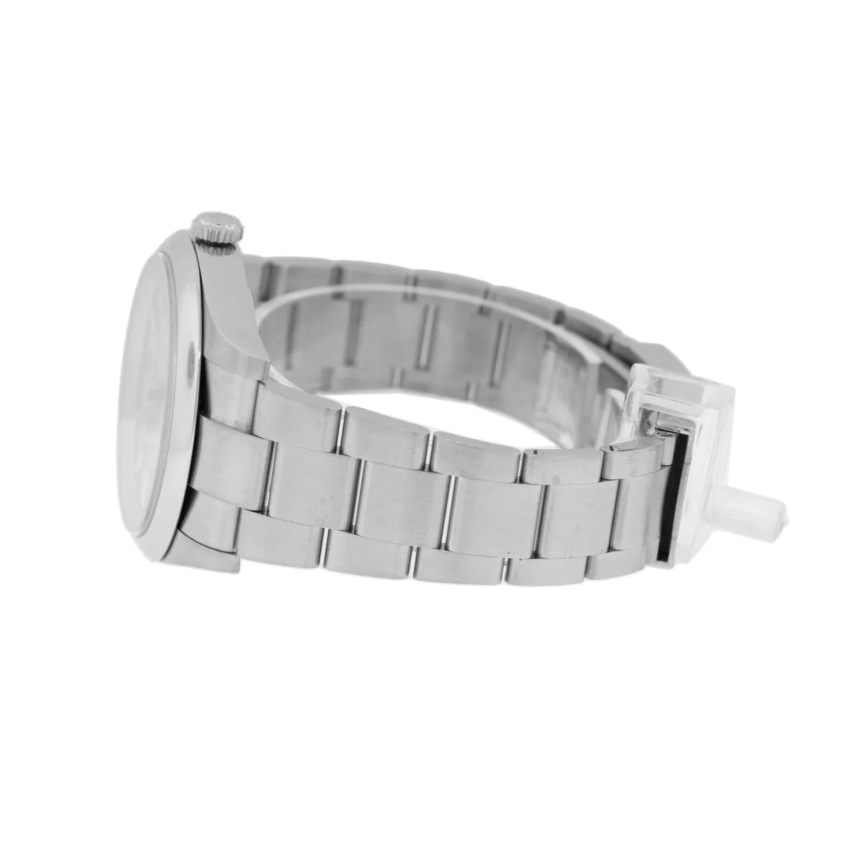 Rolex Oyster Perpetual 41mm Stainless Steel CUSTOM Tiffany Blue Index Dial & Smooth Bezel 124300