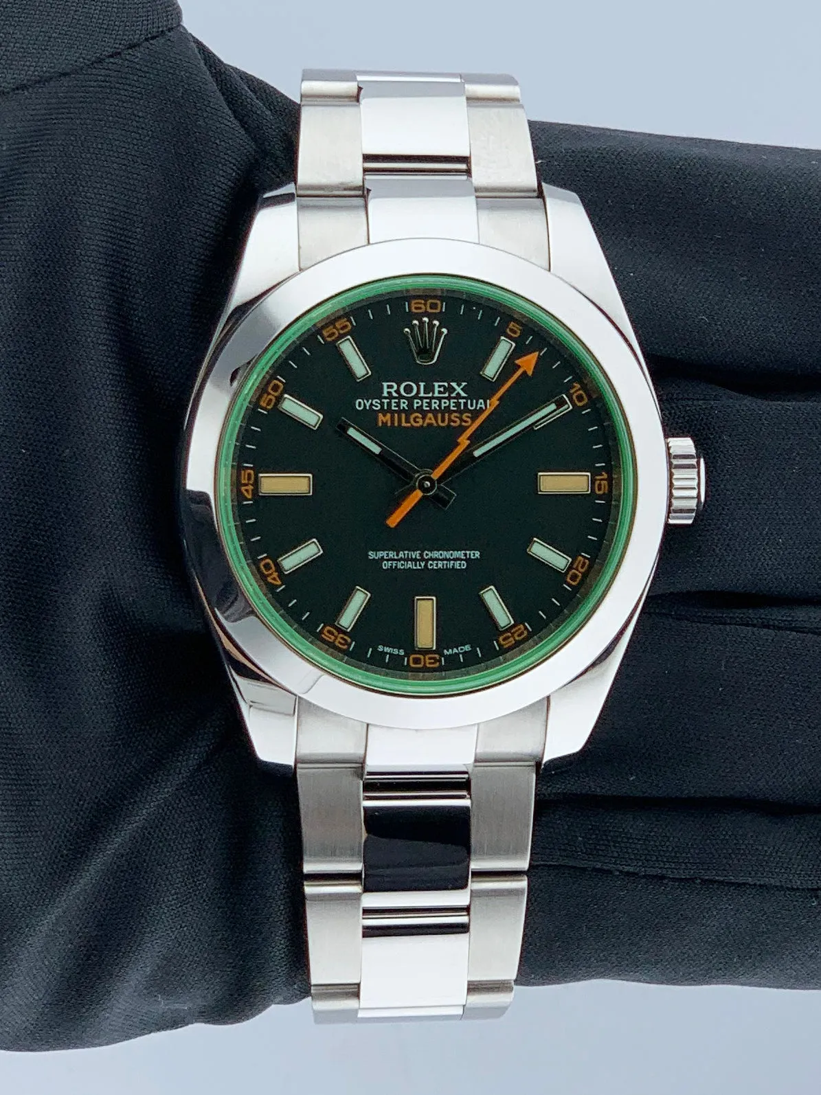 Rolex Oyster Perpetual Milgauss 116400 Mens Watch